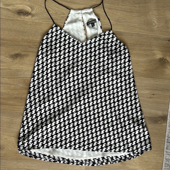 Express Houndstooth Cami Top - Picture 1 of 5